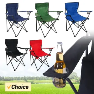 Camping Safe transactions Chair Holder Oxford with Chairs Portable Outdoor Foldable Chair Picnic Fishing Hot price drop Outdoor Chairs Bottle Beach Cloth Chair