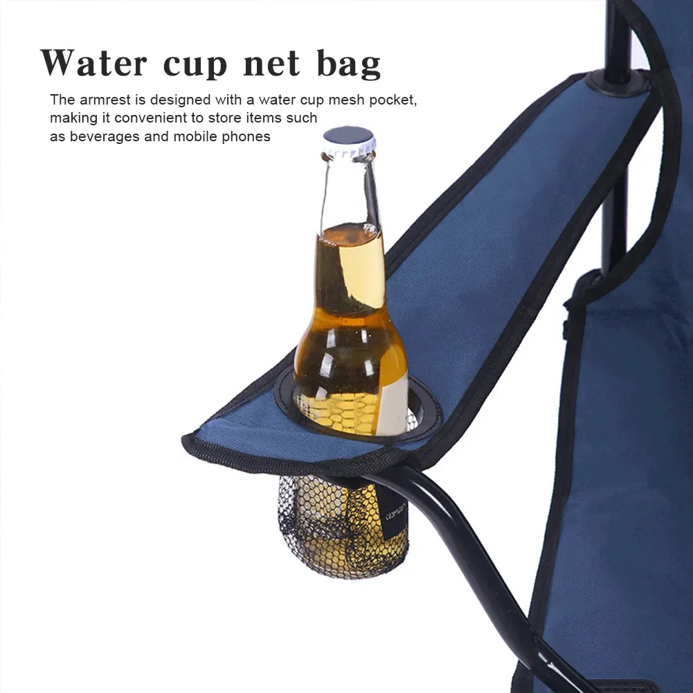 Camping Safe transactions Chair Holder Oxford with Chairs Portable Outdoor Foldable Chair Picnic Fishing Hot price drop Outdoor Chairs Bottle Beach Cloth Chair