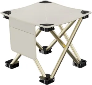 Camping Stool, Fishing Chair with Carry Bag, Portable Outdoor Camping Chair for Backpack and Travel