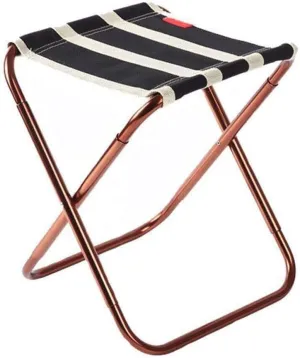 Camping Stool, Folding Stool Aluminum Alloy Mazar Portable Barbecue Fishing Chair Camping Accessories Travel Mazar for Outdoor Hiking
