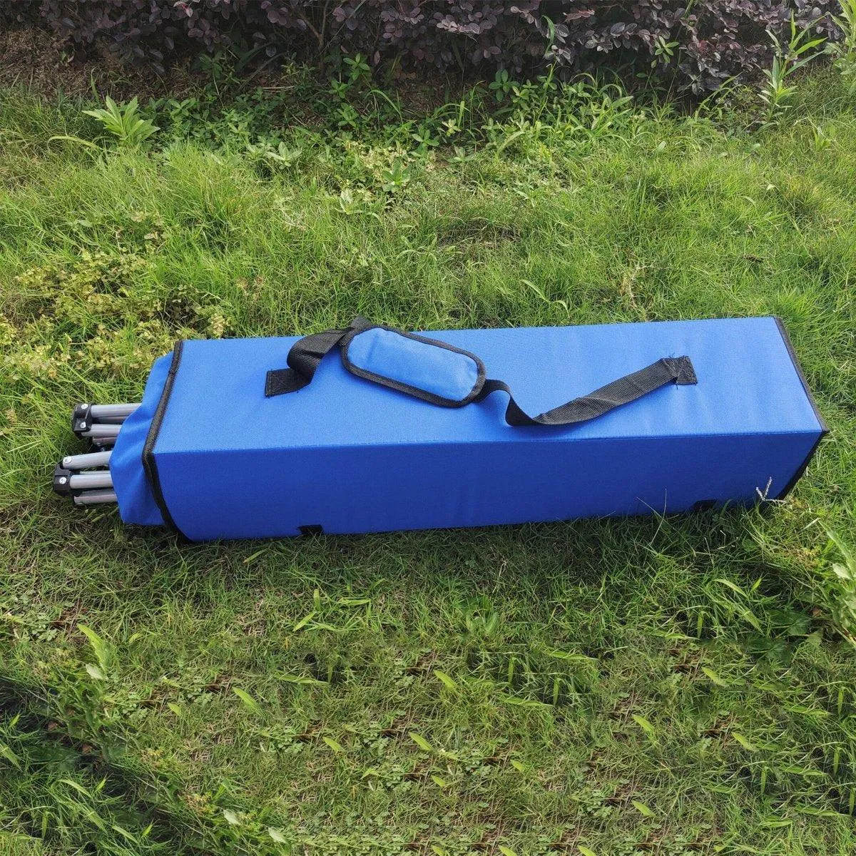 Canopy Chair Foldable W/ Sun Shade Beach Camping Folding Outdoor Fishing Blue