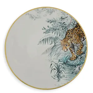 Carnets d’Equateur dinner plate (set of 2) Tableware, Gold hardware