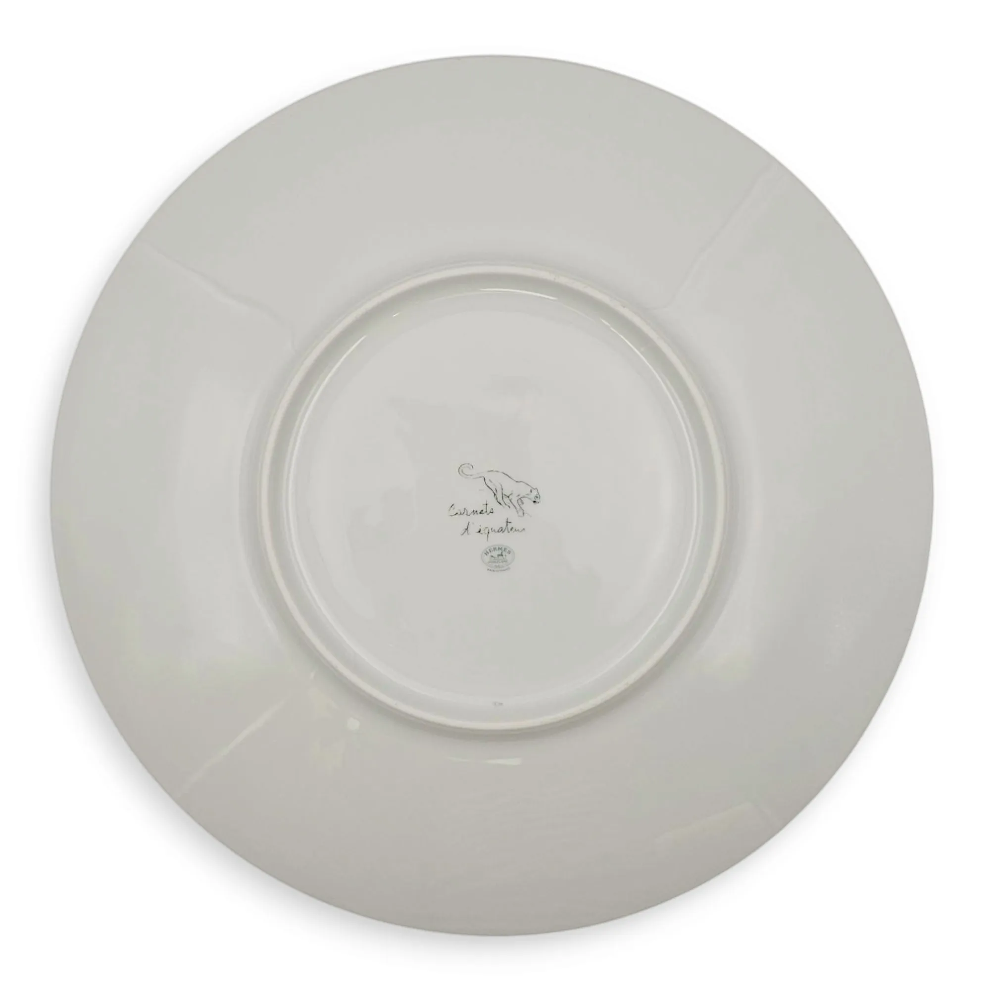 Carnets d’Equateur dinner plate (set of 2) Tableware, Gold hardware