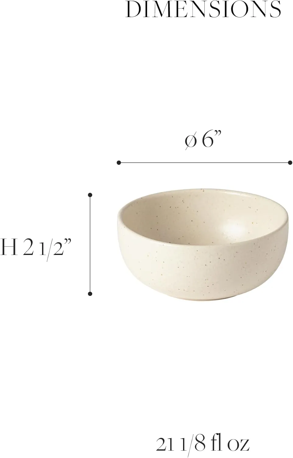 Casafina Ceramic Stoneware 18-Piece Place Setting Service for 6 with Cereal Bowls - Pacifica Collection, Salt White | Microwave & Dishwasher Safe Dinnerware Set | Restaurant Quality Tableware