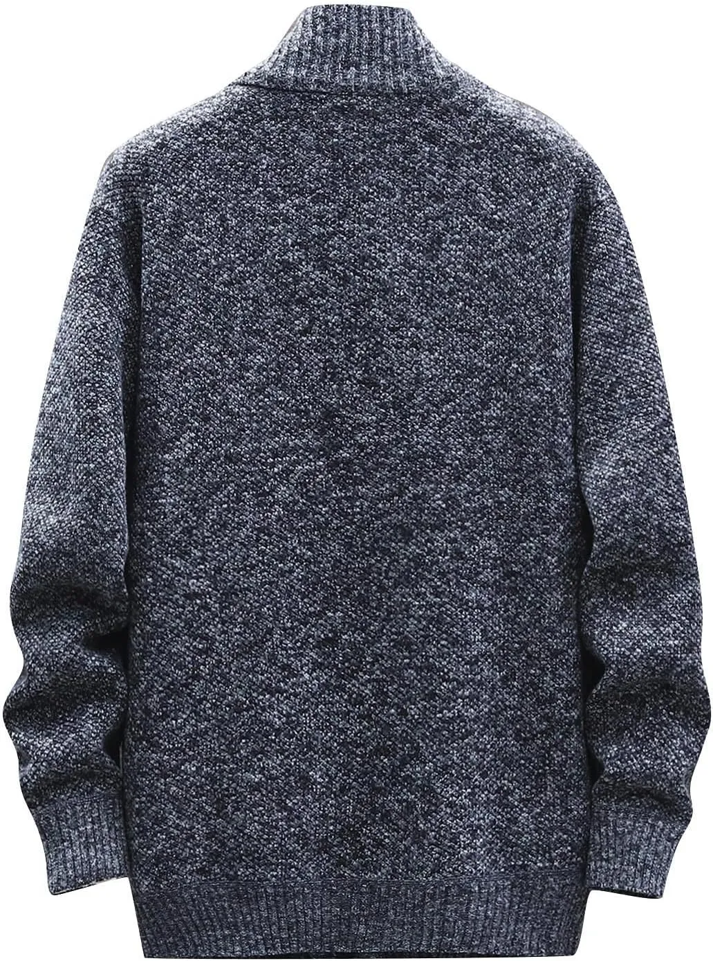 Casual Sweaters Cardigan Knitted Long Sleeve Jacket Full Zip Fleece Winter Warm Coat Outdoor Work Dress, XL-4XL