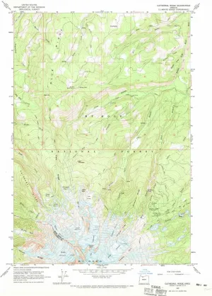 Cathedral Ridge OR topo map, 1:24000 Scale, 7.5 X 7.5 Minute, Historical, 1962, Updated 1970, 27 x 22 in