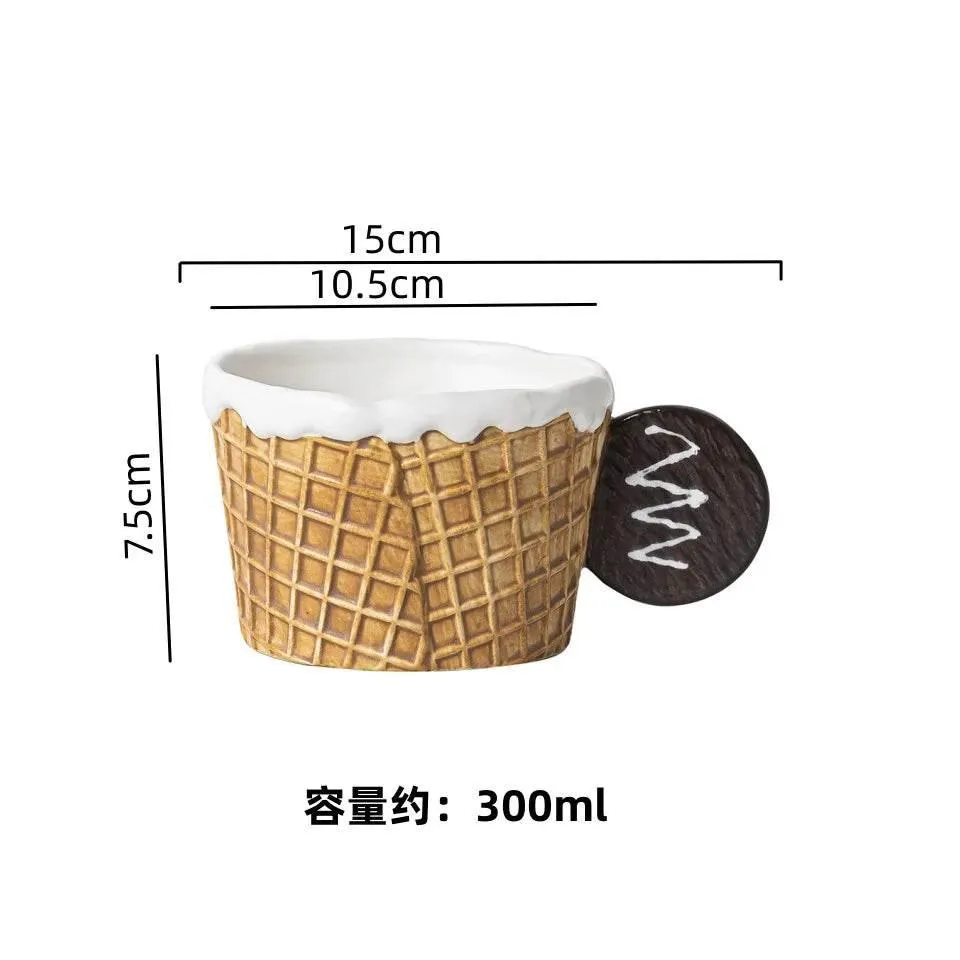 Ceramic Biscuit Tableware Set - Creative Snack Dessert  Coffee Plates