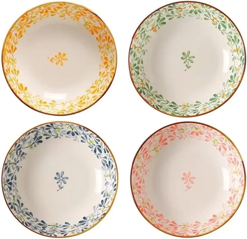 Ceramics Bowls Households Banquets Beautifusl Rices Bowl Dish Plate Tableware Set