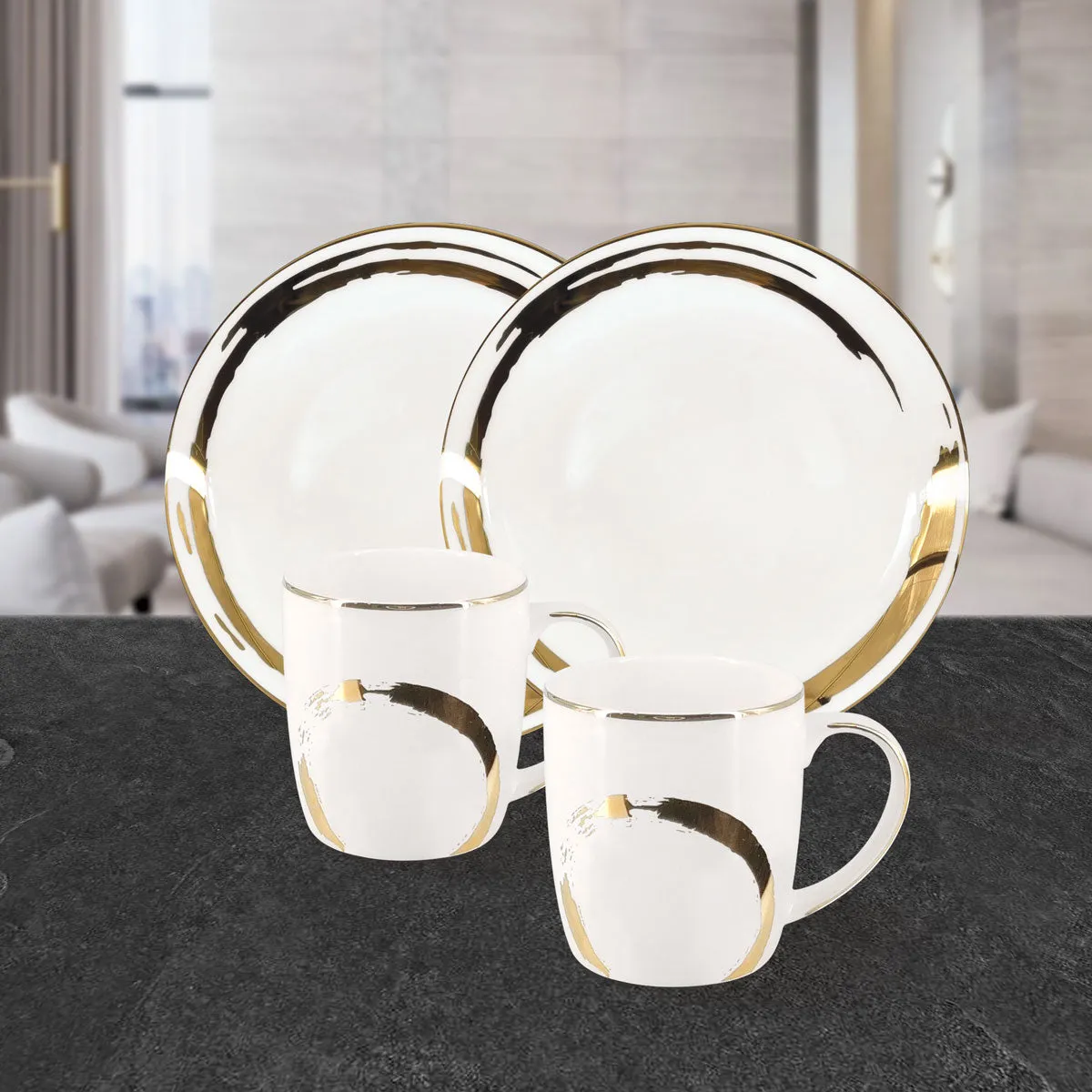 Charles Millen Signature Collection Vogue Series Glitz 2Pax Tea Set