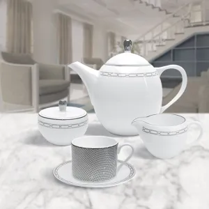 Charles Millen Signature Collection Vogue Series Savoy 9 Piece Tea Set A