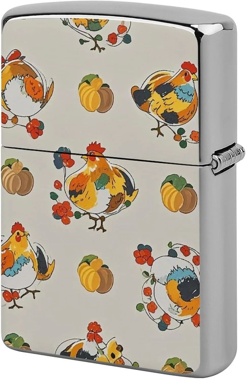 Chicken Pattern Lighter Case Waterproof Lighter Sleeve Lighters Protective Cover with Graffiti Design