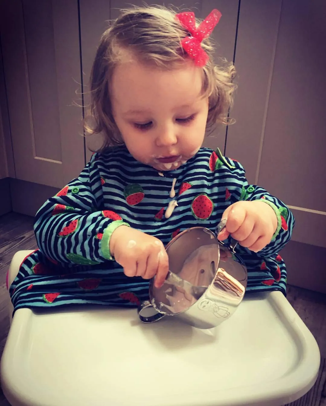 Children's Premium Stainless Steel Dinnerware Set | 1 Bowl with Handles, 1 Cup with Handle & 1 Divided Plate | Cute Little Princess Design | Perfect for Babies, Toddlers & Kids | by Kiddobloom