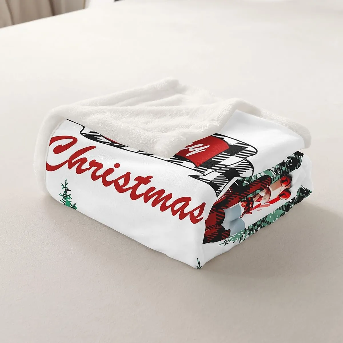 Christmas Camper Throw Blanket 90x90,Winter Happy Camping Fleece Blankets for Teens Boys Girls,Xmas Snowman Snowflake Fuzzy Blanket All Season Use for Office,Bedroom Sofa Bed Decor