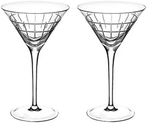 Christofle Graphik Martini Glasses, Set of 2