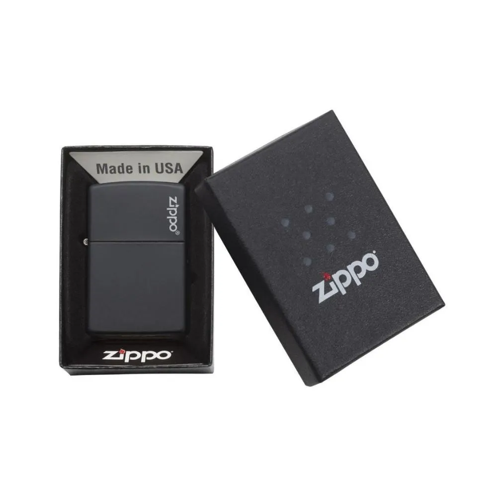 Classic Black Matte with Zippo Logo Lighter