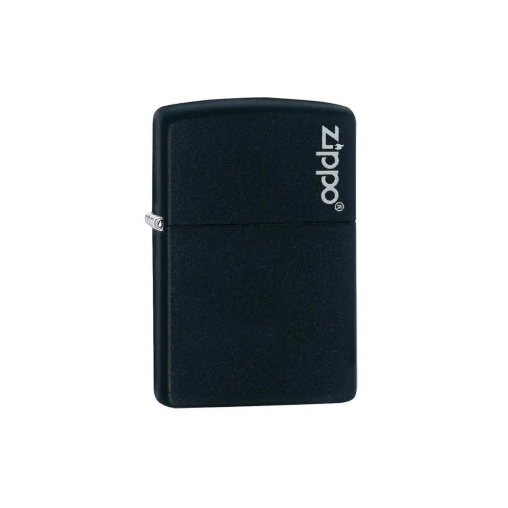 Classic Black Matte with Zippo Logo Lighter