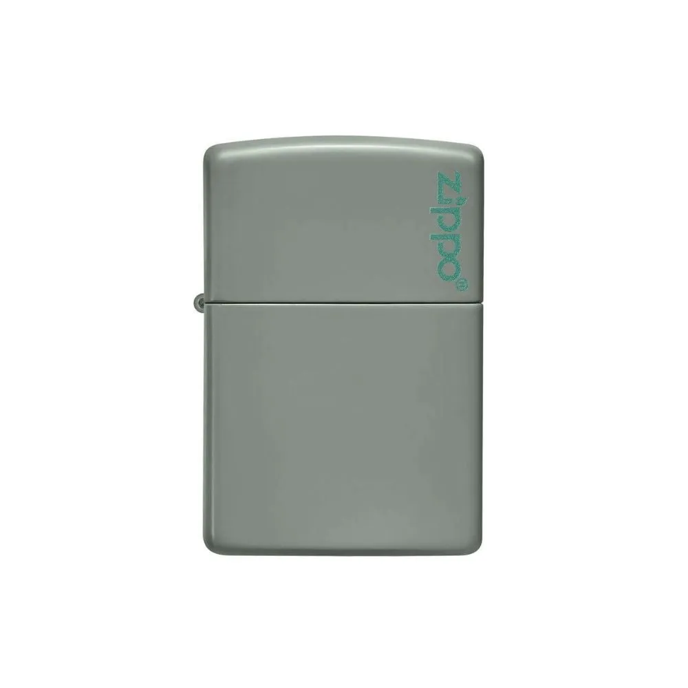 Classic Sage Zippo Logo Lighter