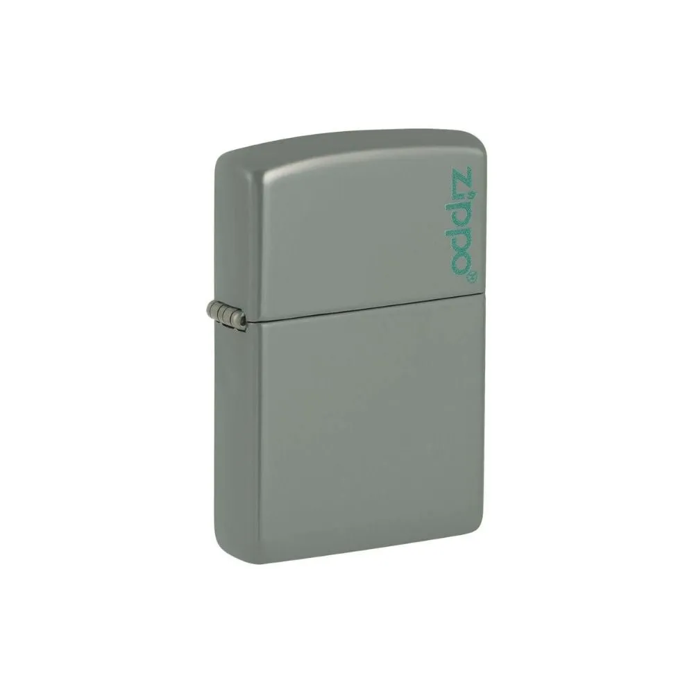 Classic Sage Zippo Logo Lighter