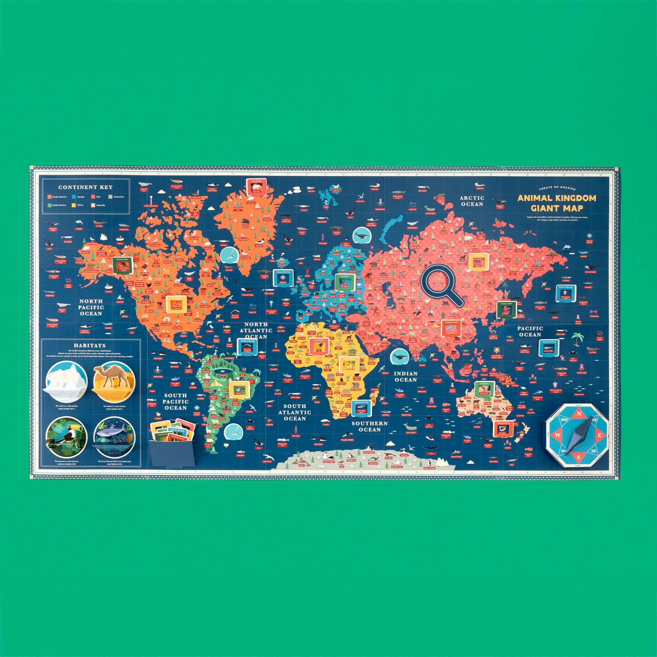 Clockwork Soldier's Create An Amazing Animal Kingdom Giant Map