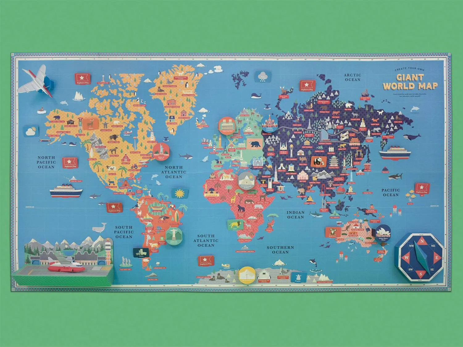 Clockwork Soldier's Create Your Own Giant World Map