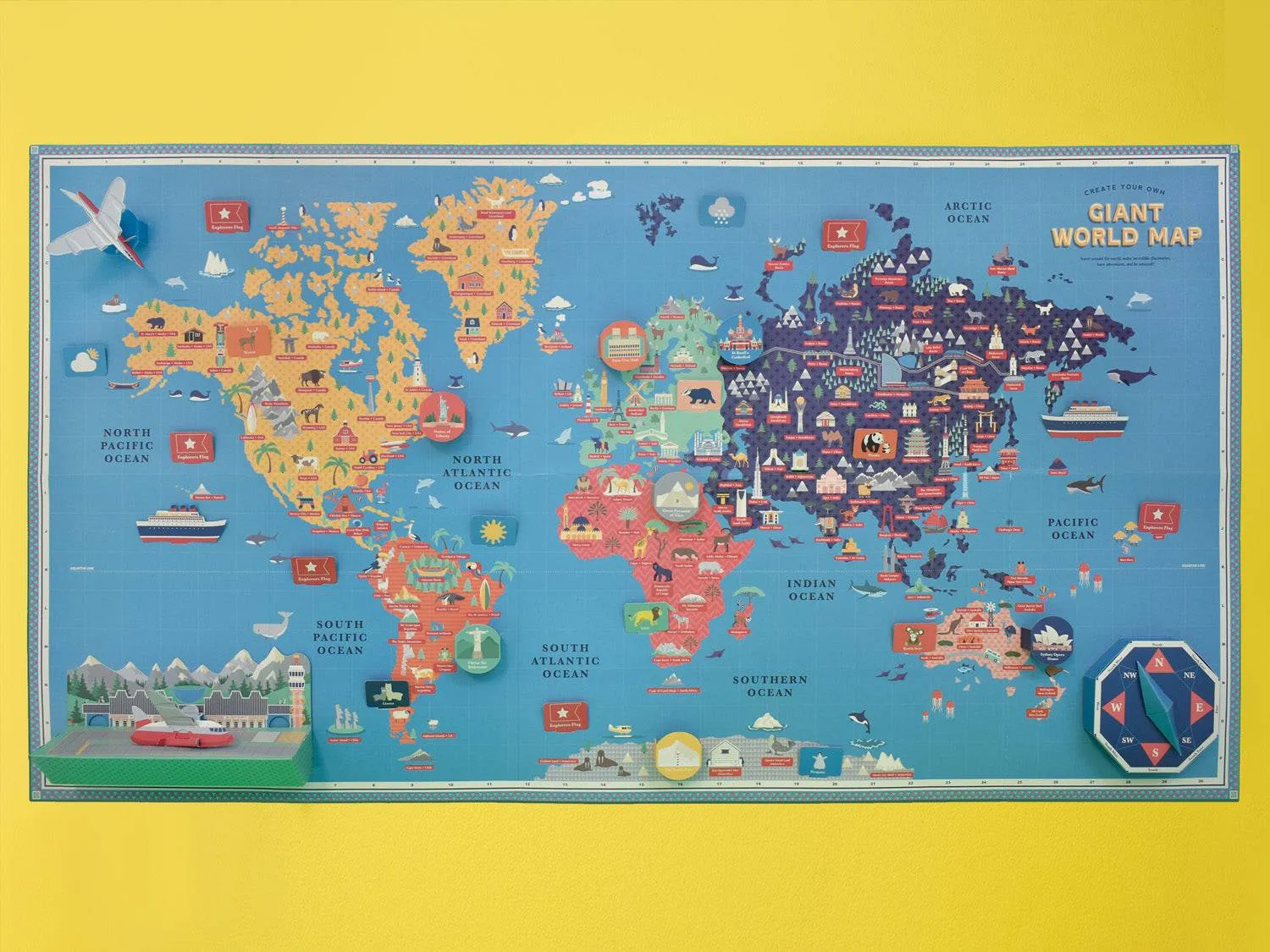 Clockwork Soldier's Create Your Own Giant World Map