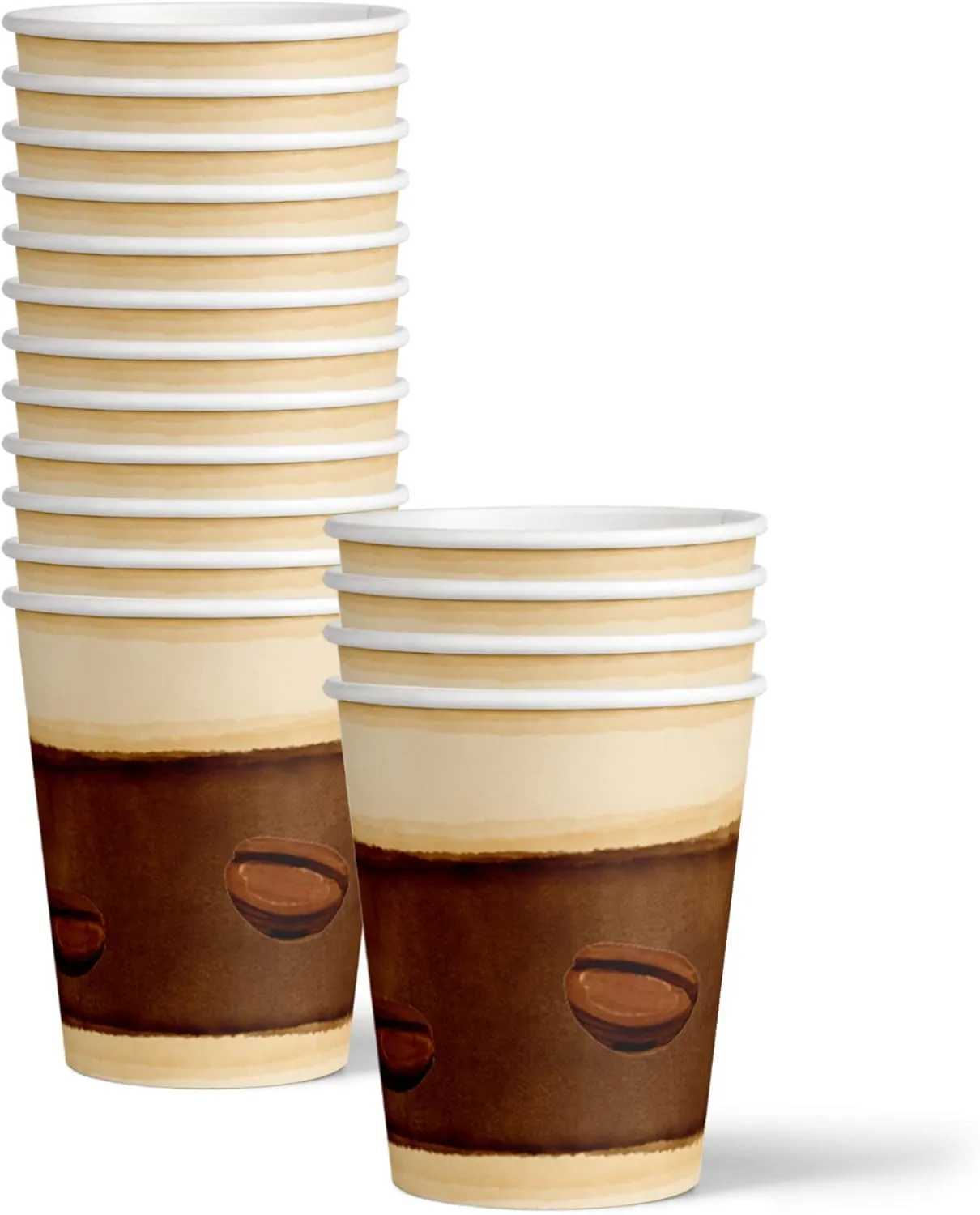 Coffee Birthday Party Supplies Set Plates Napkins Cups Tableware Kit for 16