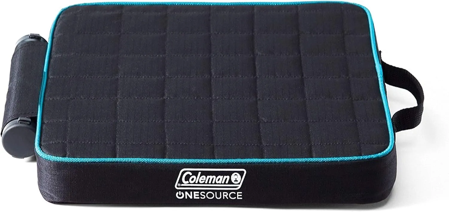 Coleman OneSource Rechargeable Heated Seats – Heated Camping Chair, Chair Pad, & Stadium Seat for Cool-Weather Outdoor Lounging, Tailgating, & Camping