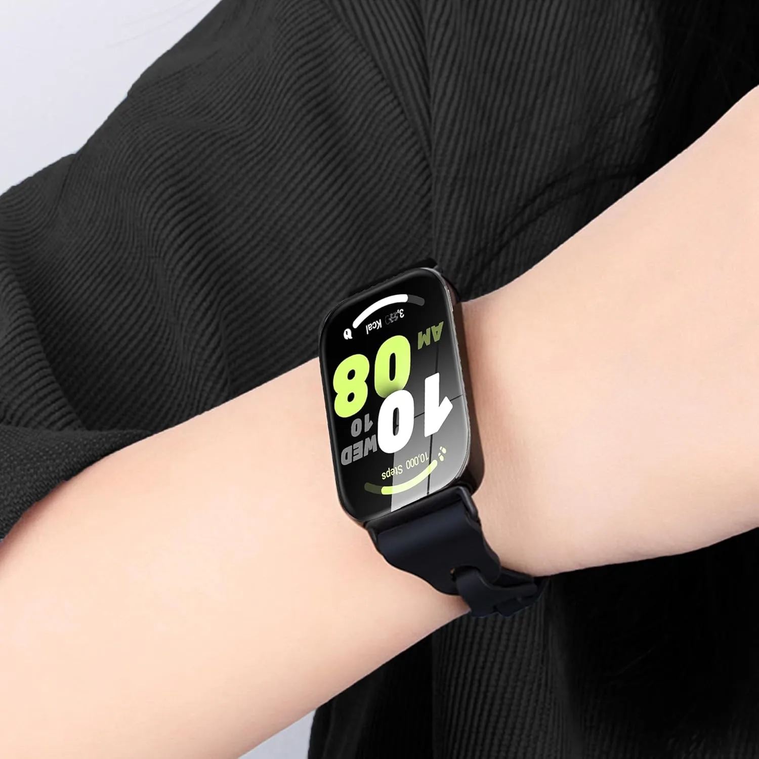 Compatible with iTouch Active 4 Band, Elastic Silicone Hollowed Out Replacement Straps Compatible for iTouch Active 4 Smartwatch