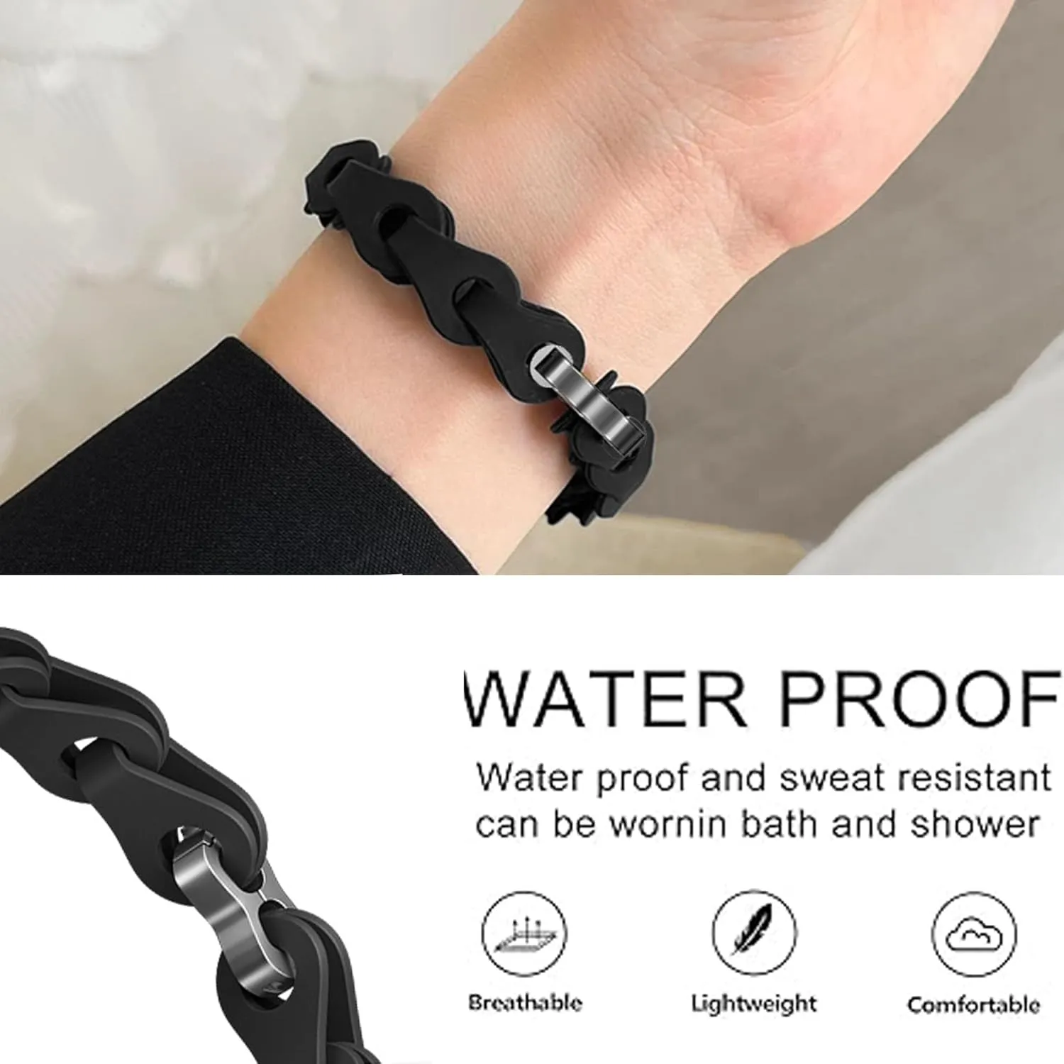 Compatible with iTouch Active 4 Band, Elastic Silicone Hollowed Out Replacement Straps Compatible for iTouch Active 4 Smartwatch