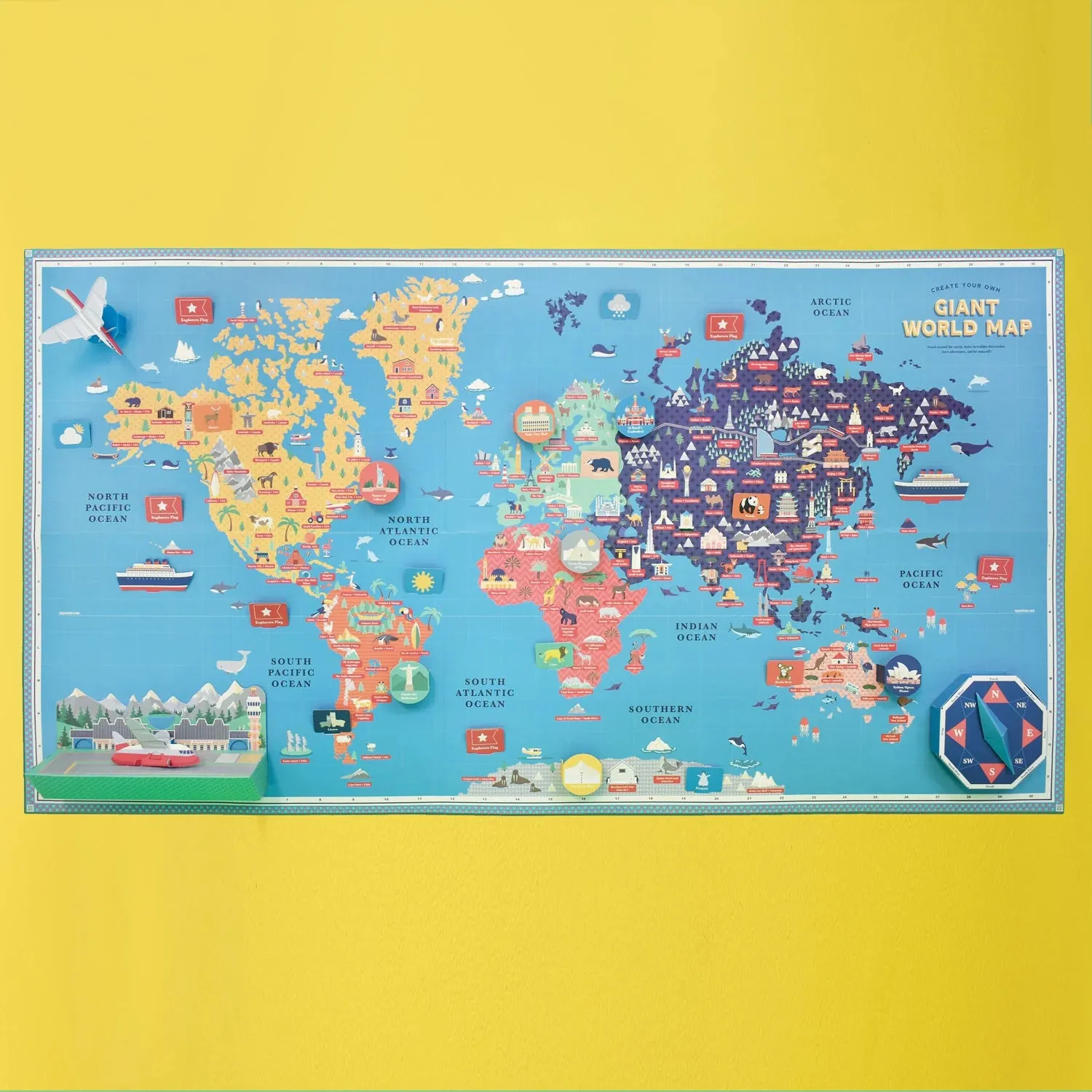 Create Your Own || Giant World Map