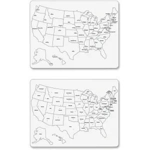 Creativity Street Large USA Map Whiteboard