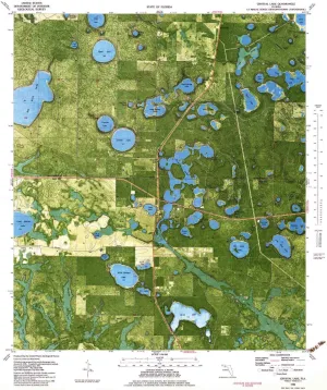 Crystal Lake FL topo map, 1:24000 Scale, 7.5 X 7.5 Minute, Historical, 1982, Updated 1983, 27 x 23 in