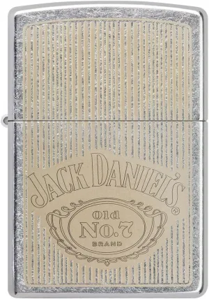Custom Personalized Zippo Jack Daniel's Classic Windproof Lighter Free Engraving (Brush WH)
