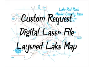 Custom Request - Laser Engraved Map Cut File