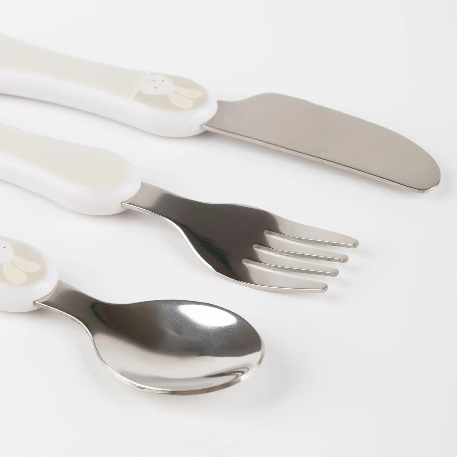 Cutlery Set Rabbit 3 Pieces R PET Children's Crockery