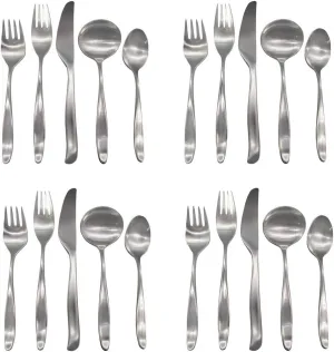 Design 2 / Design II 18/8 Stainless Steel 20pc. Flatware Set
