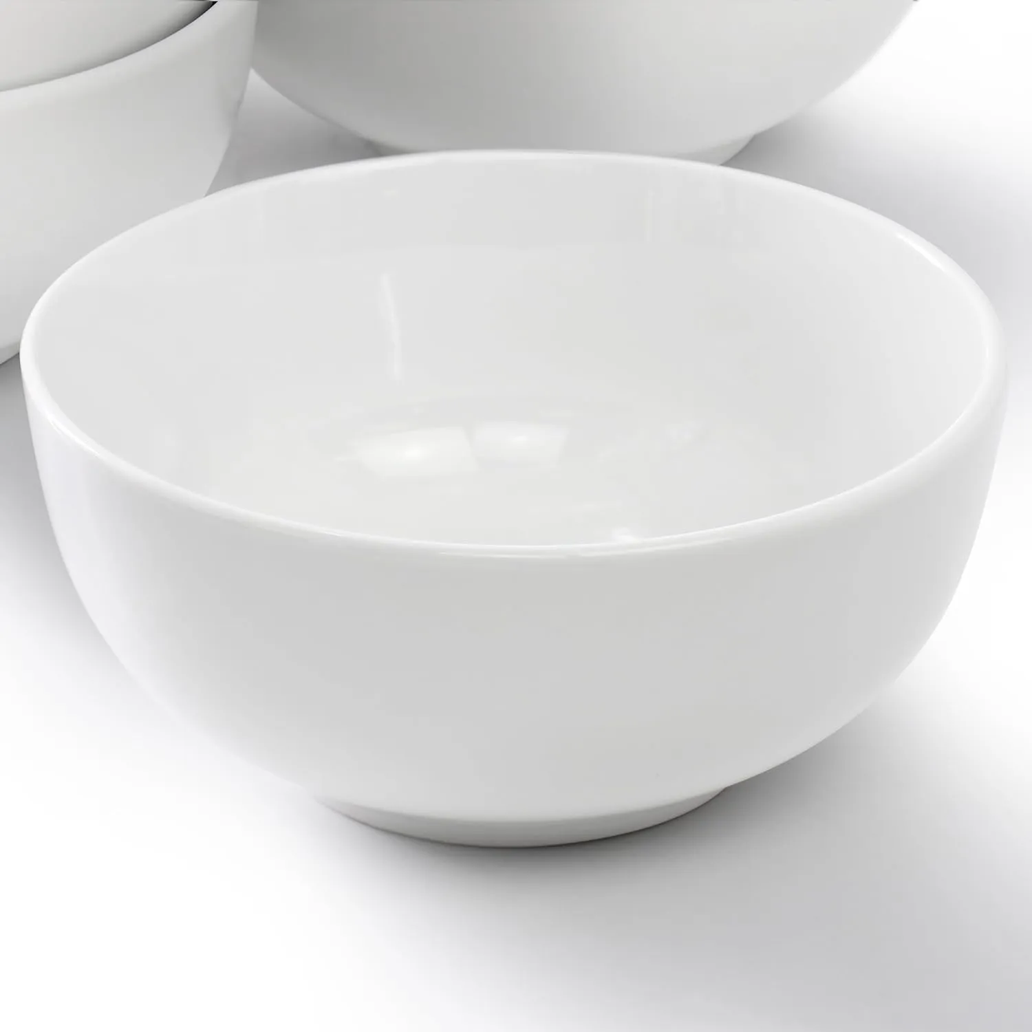 Elama Professional Kitchen 12 Piece Porcelain Dinnerware/Tableware Set (Bowl White)