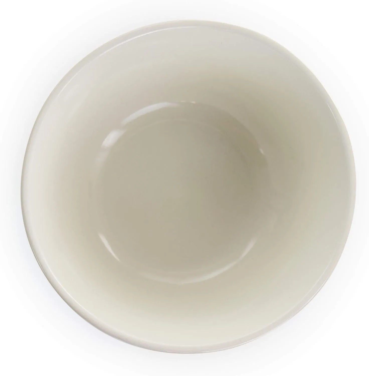 Elama Round Decorated Stoneware Scallop Embossed Dinnerware Dish Set, 16 Piece, Luna