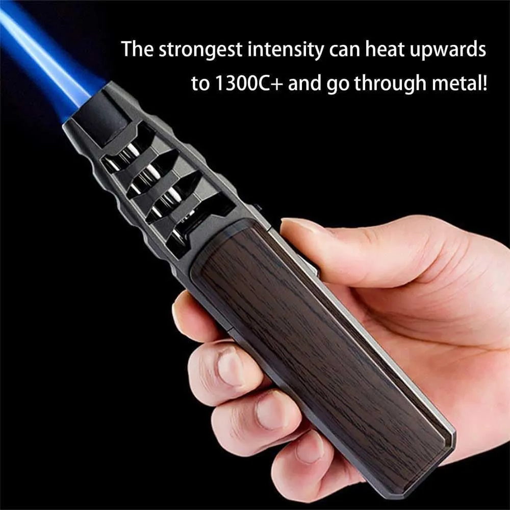 Electric Lighter,Rechargeable Plasma Lighter | Windproof, Waterproof, Adjustable Flame for BBQ & Outdoor Use - Camping & Hiking (Wood Grain)