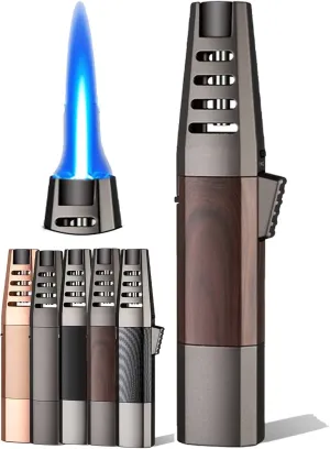 Electric Lighter,Rechargeable Plasma Lighter | Windproof, Waterproof, Adjustable Flame for BBQ & Outdoor Use - Camping & Hiking (Wood Grain)