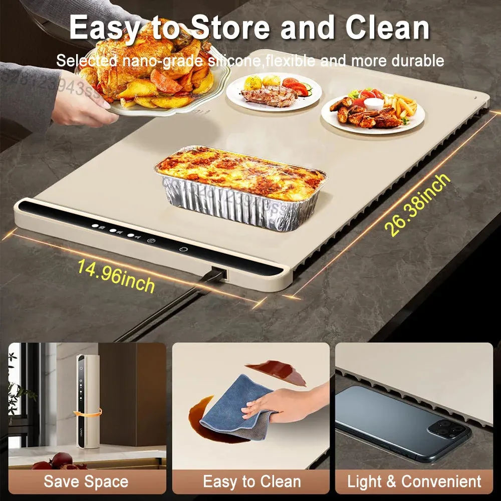 Electric Warming Tray – 3 Heat Modes