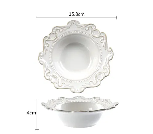 Elegant Baroque Porcelain Dining Set