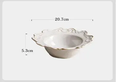 Elegant Baroque Porcelain Dining Set