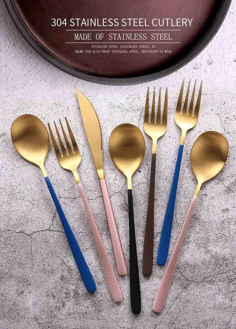Elegant Stainless Steel Tableware Set - Premium Dining Flatware