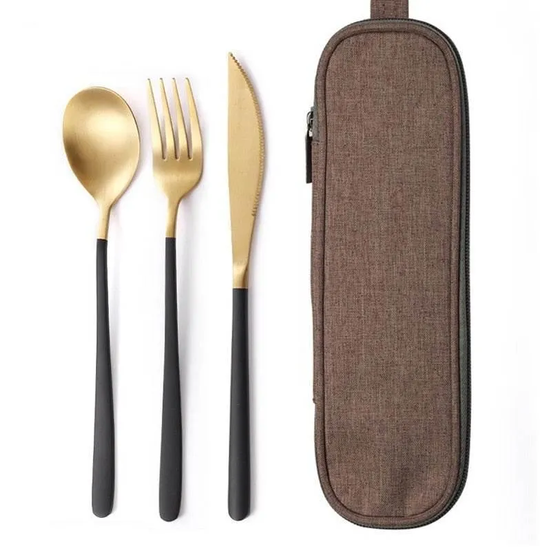 Elegant Stainless Steel Tableware Set - Premium Dining Flatware