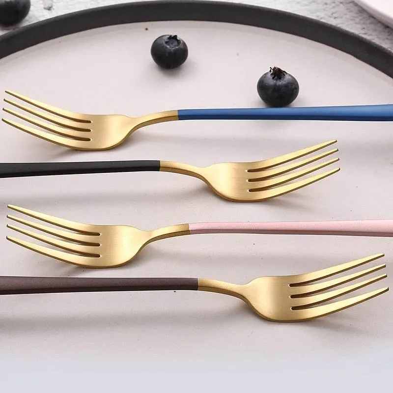 Elegant Stainless Steel Tableware Set - Premium Dining Flatware