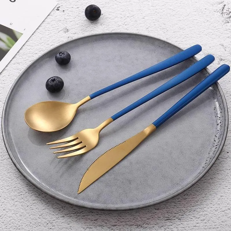 Elegant Stainless Steel Tableware Set - Premium Dining Flatware
