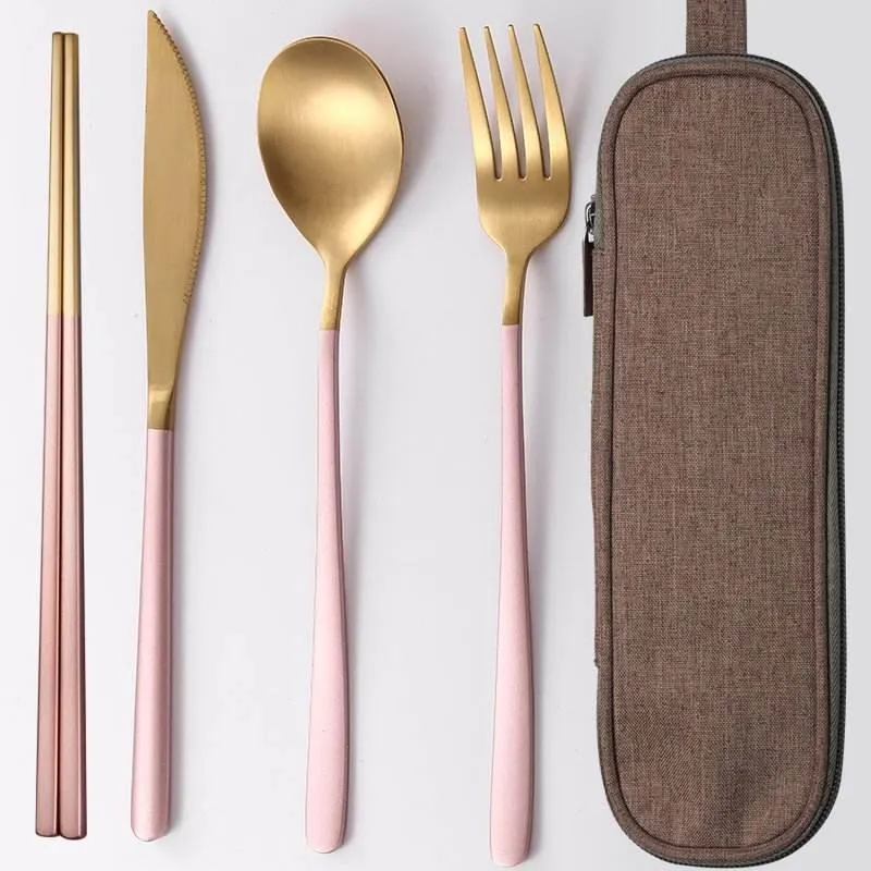 Elegant Stainless Steel Tableware Set - Premium Dining Flatware