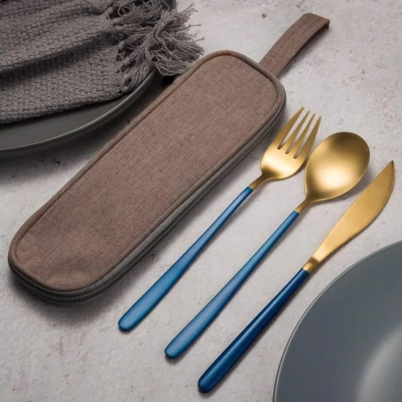 Elegant Stainless Steel Tableware Set - Premium Dining Flatware