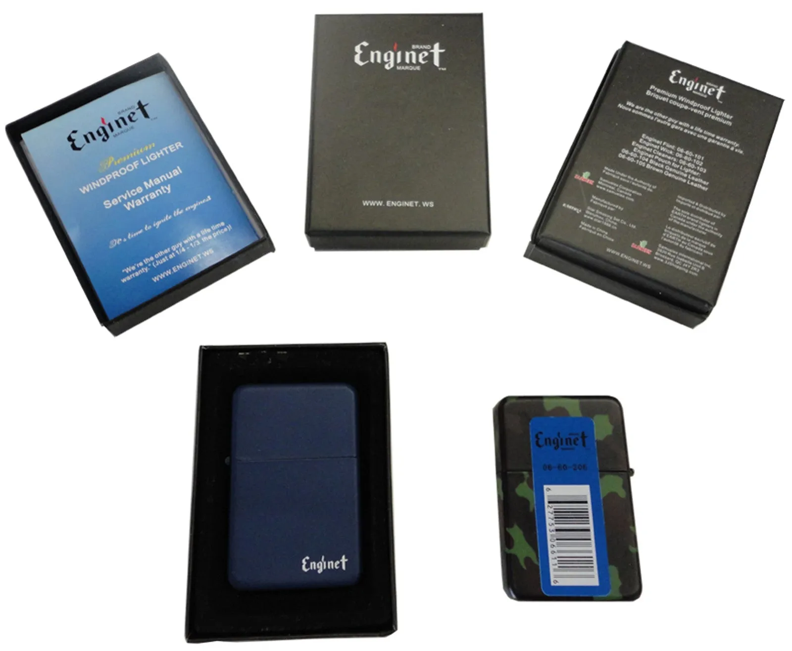 Enginet brand windproof oil lighter 06-60-306